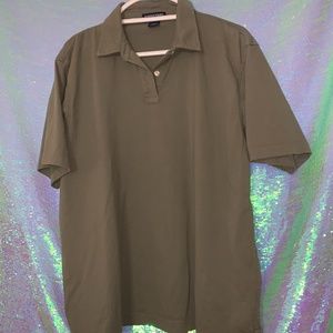 *CLEARANCE* Lands' End Navy Green Polo WMN Sz XL
